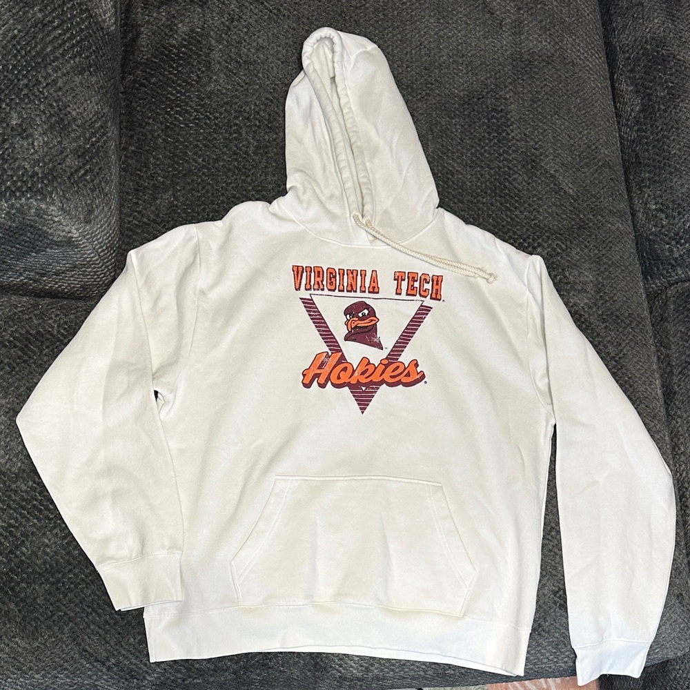 Virginia Tech Hokies White Hoodie